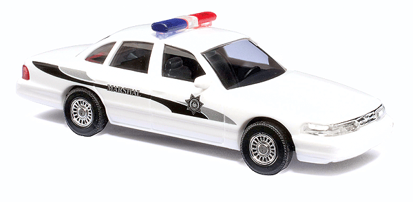 1997 Ford Crown Victoria 4-Door Sedan - Assembled -- Marshall (white, black)
