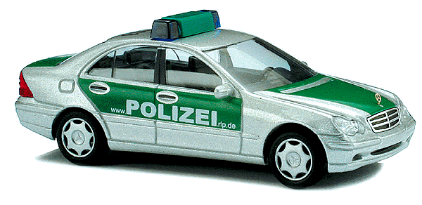 European Emergency Mercedes-Benz C-Klasse Sedan -- Rhineland Pfalz Police (German)