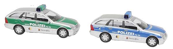 European Automobile Mercedes-Benz C-Klasse T-Modell Station Wagon -- Police Set German pkg(2)