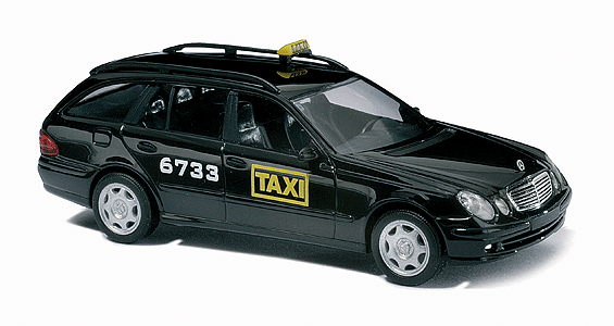 European Automobile - Mercedes Benz E-Klasse T-Modell -- "Taxi" (Silver & Black)