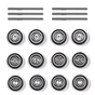 Noble Spoke Rim Set -- 4 Each of 3 Styles
