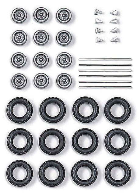 Low-Pressure Tire Set -- 12 Wheels & Hubs