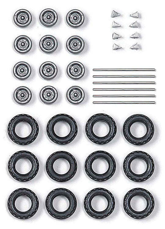 Low-Pressure Tire Set -- 12 Wheels & Hubs