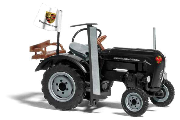 1957 Porsche Junior K Farm Tractor - Assembled -- Black