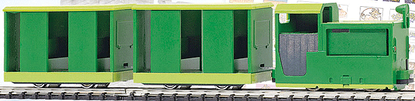 Battery-Powered Park Train Starter Set w/Controller -- B 360 Loco, 2 Coaches & 16-1/2 x 12-1/2" 41.9 x 31.7cm Z Gauge Oval