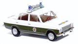 1971 Lada 2101 Shiguli - Assembled -- People's Police Radio Patrol Car (white, green, German Lettering)-1