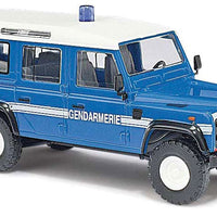 1983 Land Rover Defender SUV - Assembled -- Police (blue, white, French Lettering)