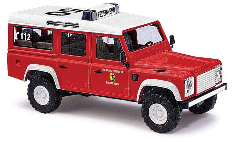 1983 Land Rover Defender SUV - Assembled -- Friedrichroda, Germany, Fire Department (red, white, German Lettering)