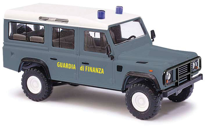 1983 Land Rover Defender SUV - Assembled -- Mountain Watch (gray, white, Italian Lettering)