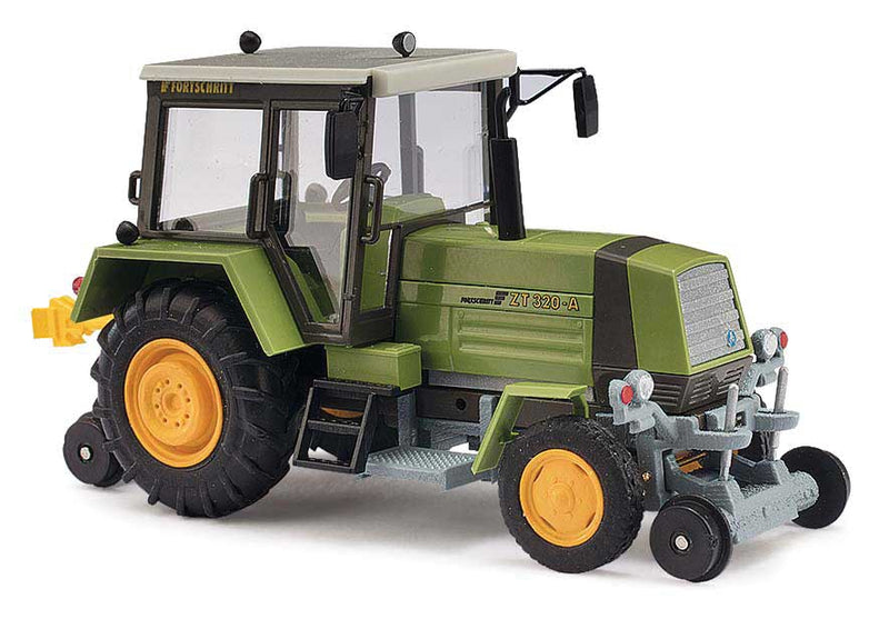 1984 Fortschritt ZT320 Farm Tractor with Cab and Hi-Rail Wheels - Assembled -- Green, Gray, Yellow