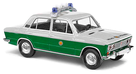 1973-1982 Lada 1500/2103 Sedan - Assembled -- With Berlin Wall Section, Volkspolizei (green, white, German Lettering)-1