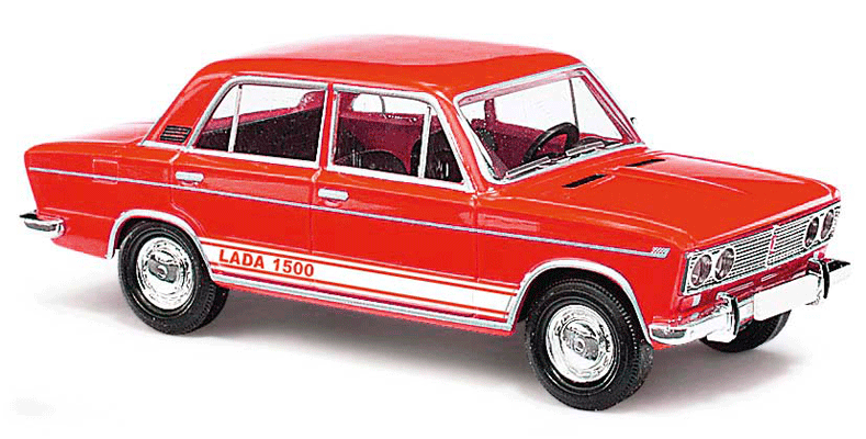 1973-1982 Lada 1500/2103 Sedan - Assembled -- Red, White