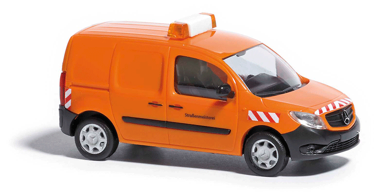 2012 Mercedes-Benz Citan Cargo Van - Assembled -- Highway Maintenance (orange, black, German Lettering)