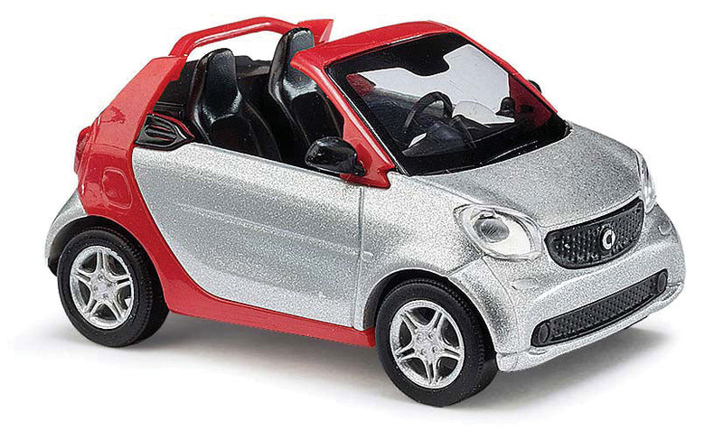 2015 Smart Fortwo Convertible - Assembled - CMD Collection -- Silver, Red
