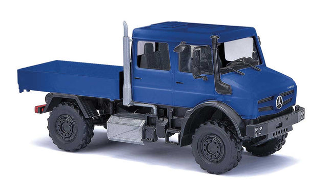 2013 Mercedes-Benz Unimog U 5023 Crew-Cab Low-Side - Assembled -- Blue