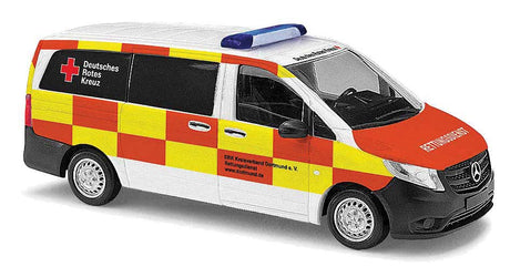 2014 Mercedes-Benz Vito Cargo Van - Assembled -- KDOW DRK Dortmund (red, yellow, white, German Lettering)