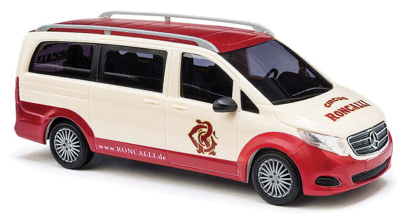 2014 Mercedes-Benz V Class Passenger Van - Assembled -- Roncalli Circus (40th Anniversary, red, white, German Lettering)