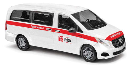 2014 Mercedes-Benz V Class Passenger Van Ambulance - Assembled -- Falck (white, red, German Lettering)
