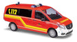 2014 Mercedes-Benz V Class Passenger Van Ambulance - Assembled -- ELW Dortmund, Germany, Fire Department (red, white, German Lettering)