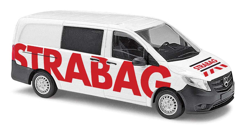 2014 Mercedes-Benz Vito Passenger Van - Assembled -- Strabag (white, red, German Lettering)