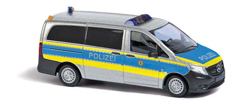 2014 Mercedes-Benz Vito Passenger Van - Assembled -- Berlin, Germany, Autobahn Police (silver, blue, yellow, German Lettering)