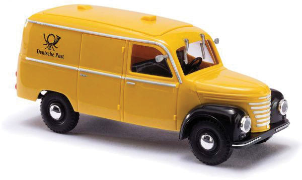 1954 Framo V901/2 Cargo Van - Assembled -- German Post Office (yellow, black, German Lettering)