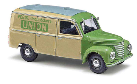1954 Framo V901/2 Cargo Van - Assembled -- Union Backerei Karl Marx Stadt (beige, green, German Lettering)