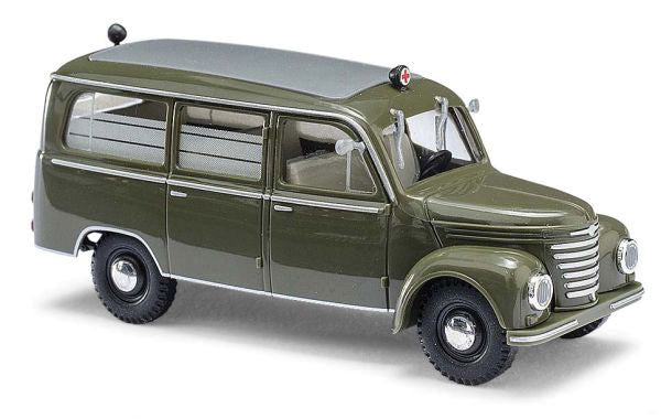 1954 Framo V901/2 Passenger Van - Assembled -- East German Volkspolizei (olive, white, German Lettering)