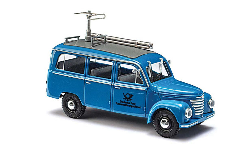 1954 Framo V901-2 Passenger Van - Assembled -- Post Radio Service (blue, German Lettering)