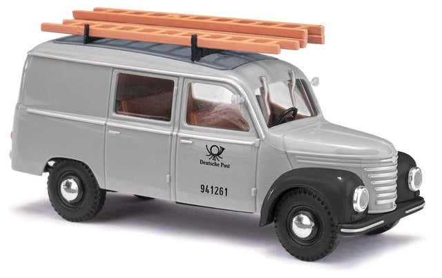1954 Framo V901/2 4-Seat Cargo Van - Assembled -- German Post (gray, German Lettering)