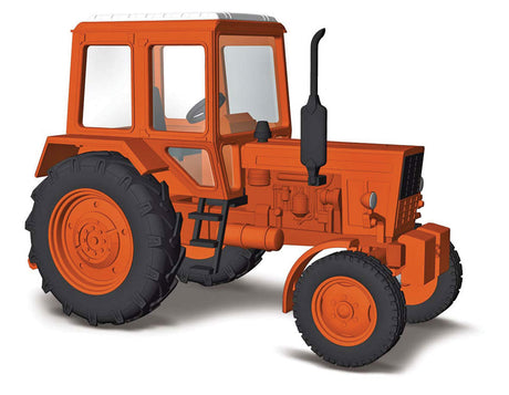 1983 Belarus MTS 80 Farm Tractor - Assembled -- Orange