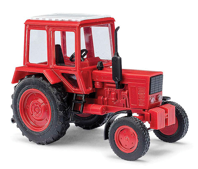 1983 Belarus MTS 80 Farm Tractor w/Grille-Mounted Lights - Assembled -- Red