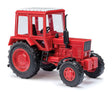 1990 Belarus MTS 82 Farm Tractor w/Grille-Mounted Lights - Assembled -- Red