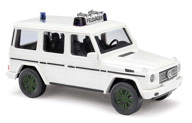 1990 Mercedes-Benz G-Klasse SUV - Assembled -- Feldjager (white, black, olive, German Lettering)