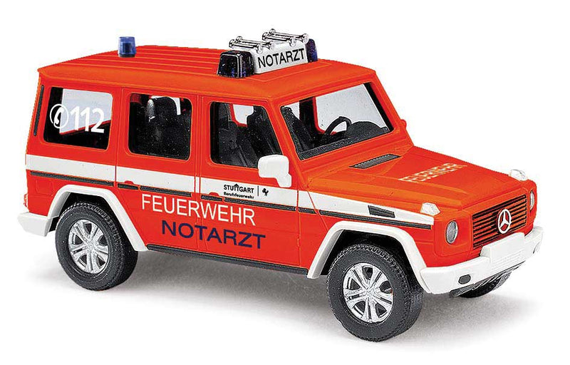1990 Mercedes-Benz G-Klasse SUV - Assembled -- Stuttgart, Germany, Fire Department (red, white, German Lettering)