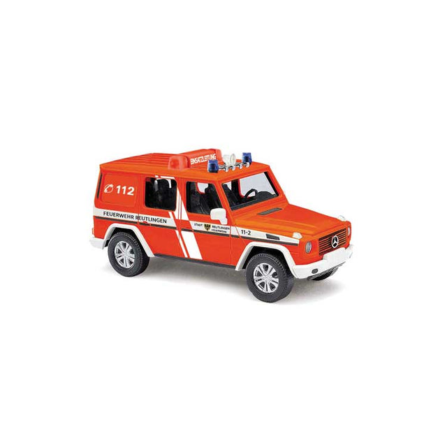 1990 Mercedes-Benz G-90 SUV - Assembled -- Reutlingen, Germany (red, white, German Lettering)