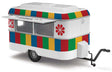 1972 Nagetusch Concession/Office Trailer - Assembled -- Dresdner Verkehrsbetriebe (yellow, black, German Lettering)
