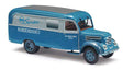 1953 Robur Garant K 30 Cargo Van - Assembled -- Kundendienst Robur Werke Zittau (blue, silver, German Lettering)