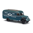1953 Robur Garant K 30 Cargo Van - Assembled -- Norwegian Bauer Braunschweig (dark blue, black, white, German Lettering)