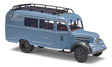 1953 Robur Garant K 30 Passenger Van - Assembled -- Leuna Werke (blue, German Lettering)