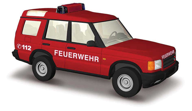 1998-2004 Land Rover Discovery - Assembled -- Fire Department (red, black, German Lettering)