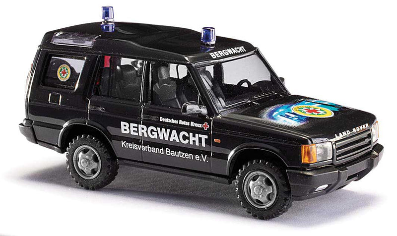 1998-2004 Land Rover Discovery - Assembled -- Bautzen, Germany, Mountain Patrol (black, blue, German Lettering)