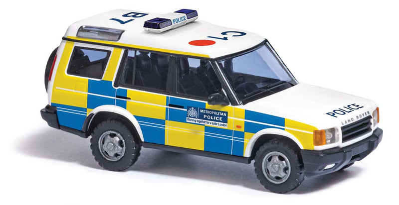 1998-2004 Land Rover Discovery - Assembled -- English Police (white, blue, yellow)