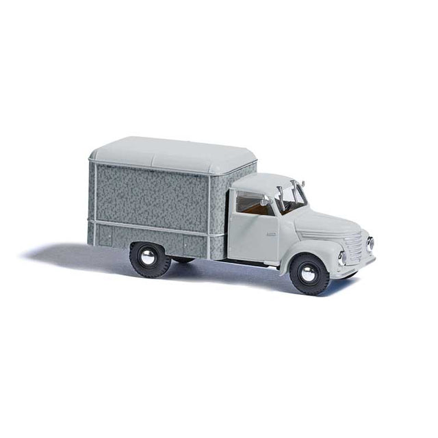 1957 Framo V901-2 Rounded Box-Body Delivery Truck - Assembled -- Milk Truck (gray)