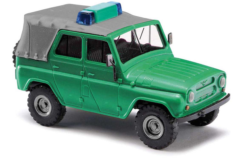1972 UAZ 469 Open-Roof SUV with Canvas Cover - Assembled -- Green