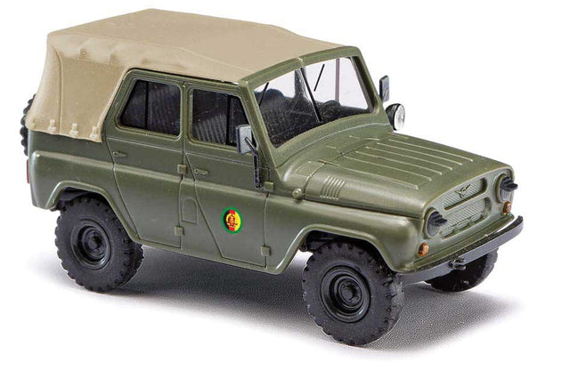 1972-2003 UAZ 469 Open-Roof SUV - Assembled -- NVA Grenztruppen (green, German Lettering)