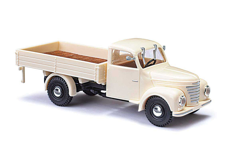 1957 Framo V901-2 Low-Side Truck - Assembled -- Ivory-1