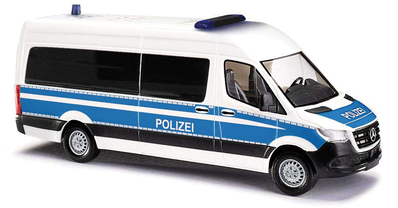 2018 Mercedes-Benz Sprinter High-Roof Cargo Van - Assembled -- Hamburg, Germany, Police (white, blue, German Lettering)