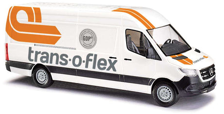 2014 Mercedes-Benz Sprinter Long-Wheelbase High-Roof Passenger Van - Assembled -- Trans O Flex (white, orange, gray, black, German Lettering)