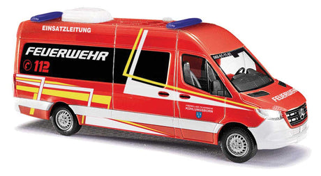2018 Mercedes-Benz Sprinter LWB High-Roof Ambulance - Assembled -- Kuhlungsborn, Germany, Fire Department (red, white, yellow, German Lettering